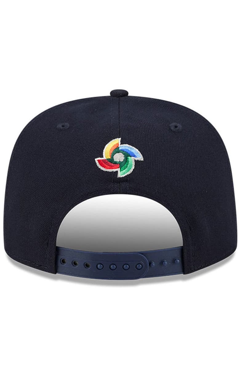 New Era Men's New Era  Navy Netherlands Baseball 2026 World Baseball Classic 9FIFTY A-Frame Snapback Hat, Alternate, color, Navy