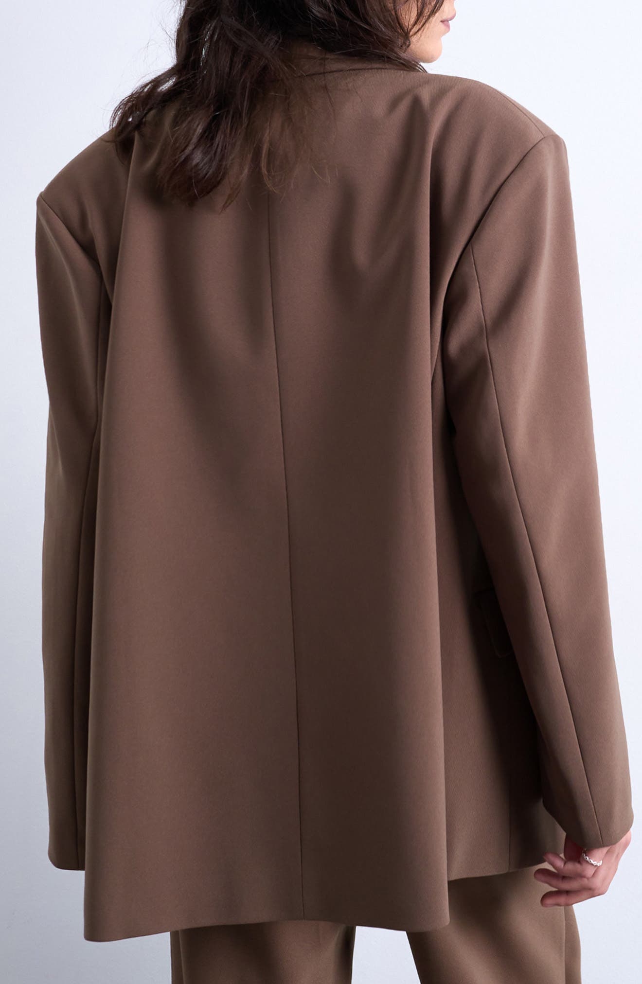 Asymmetric Slouchy Blazer - image 2