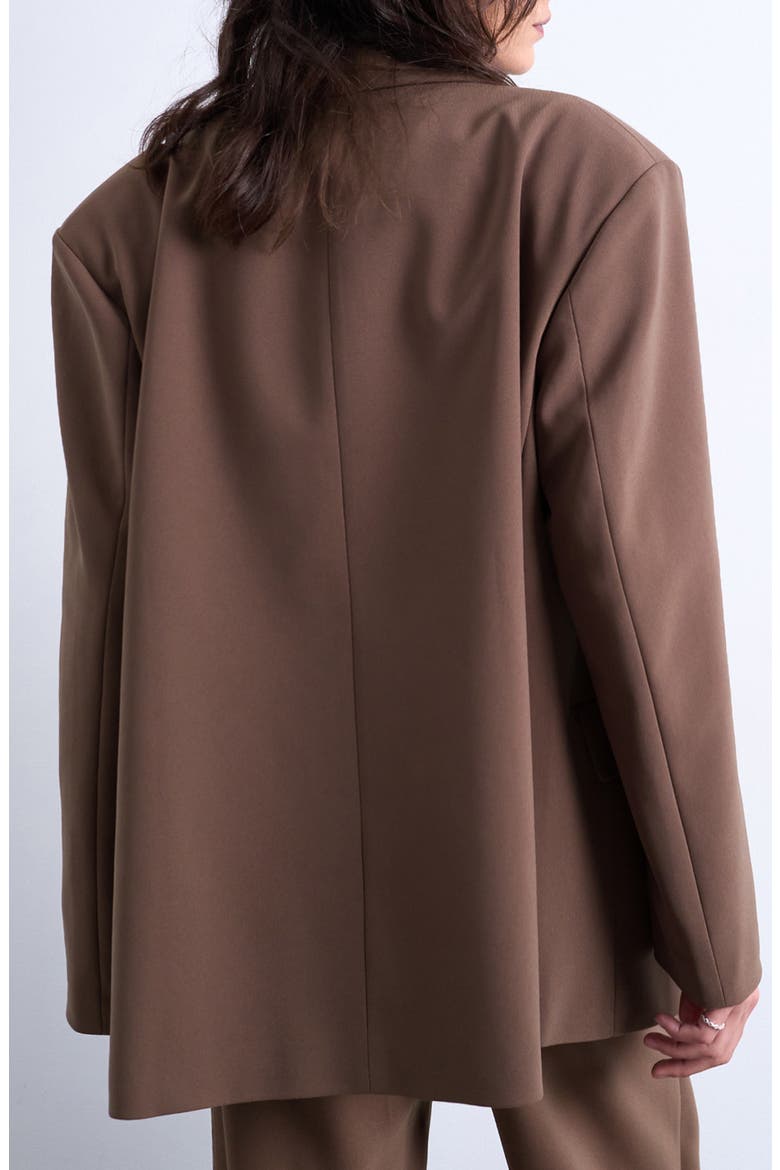 Asymmetric Slouchy Blazer, Alternate, color, TAUPE
