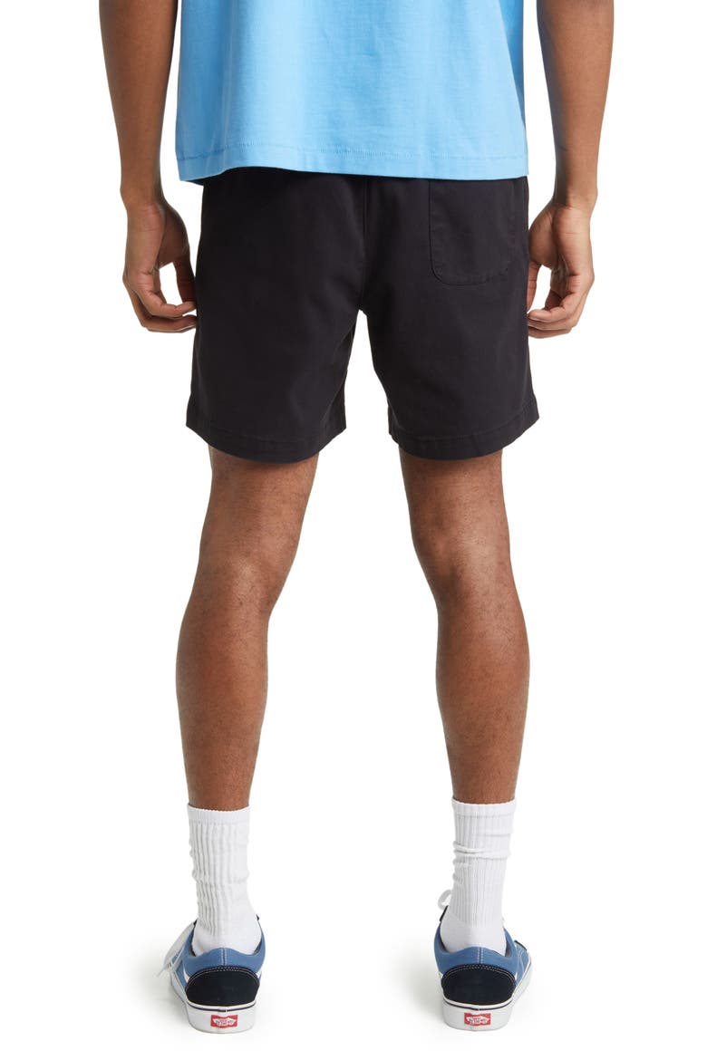 Reed Twill Volley Shorts, Alternate, color, BLACK ONYX