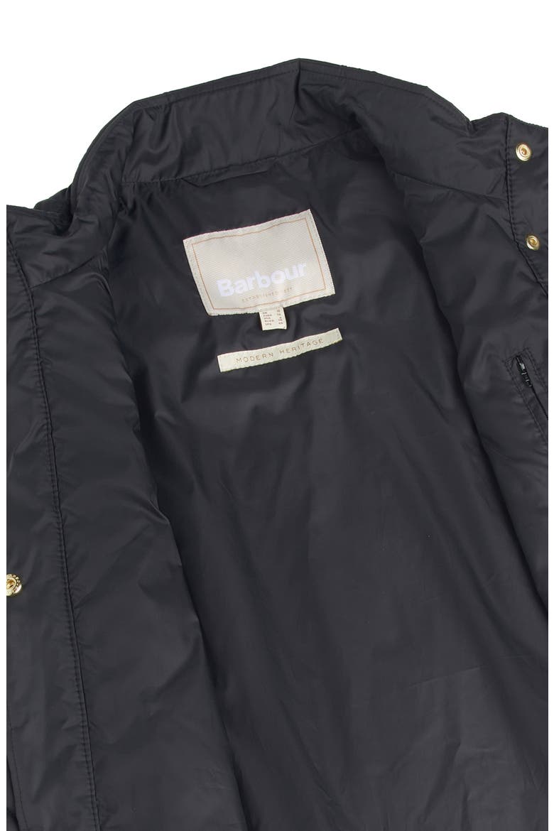 Cosmia Quilted Liner Vest, Alternate, color, BLACK