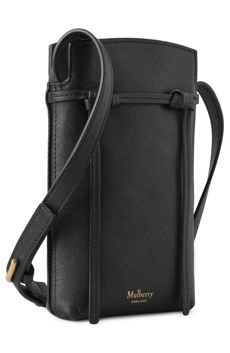 Mulberry Clovelly Refined Leather Phone Pouch, Alternate, color,