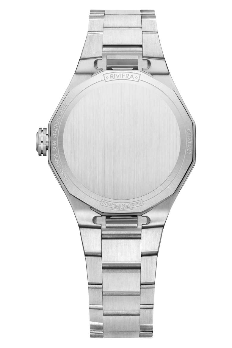 Riviera 10810 Bracelet Watch, 33mm, Alternate, color, SILVER