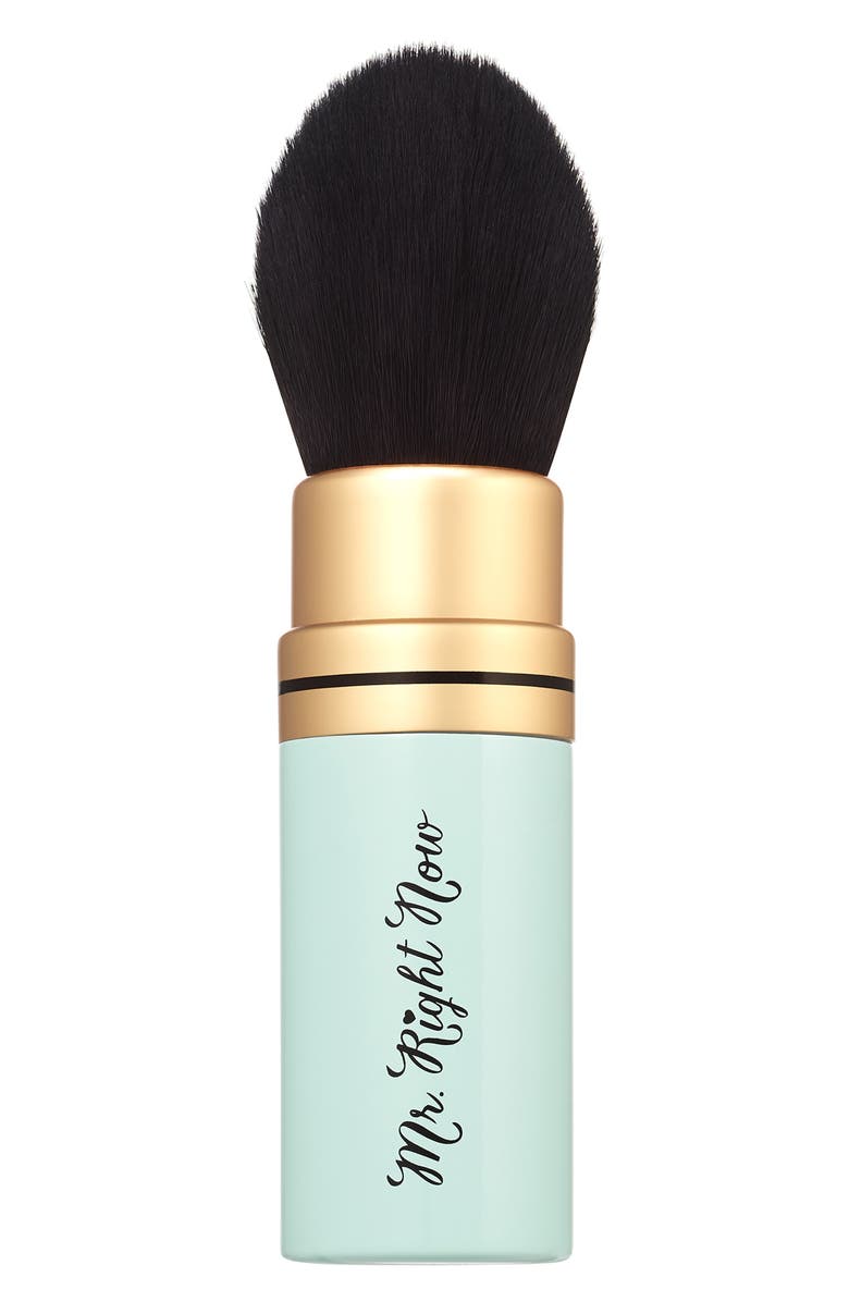 Too Faced Mr. Right Now Travel Size Retractable Powder Brush, Main, color,