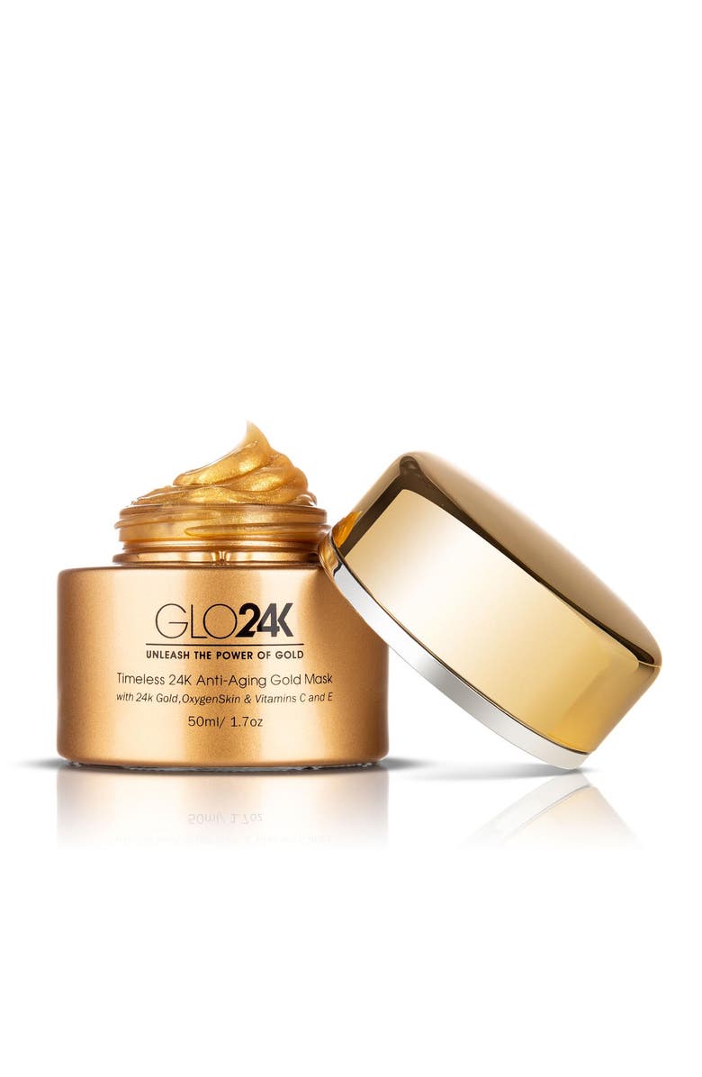 GLO24K UNLEASH THE POWER OF GOLD Timeless 24k Anti-Aging Gold Mask, Alternate, color, Na
