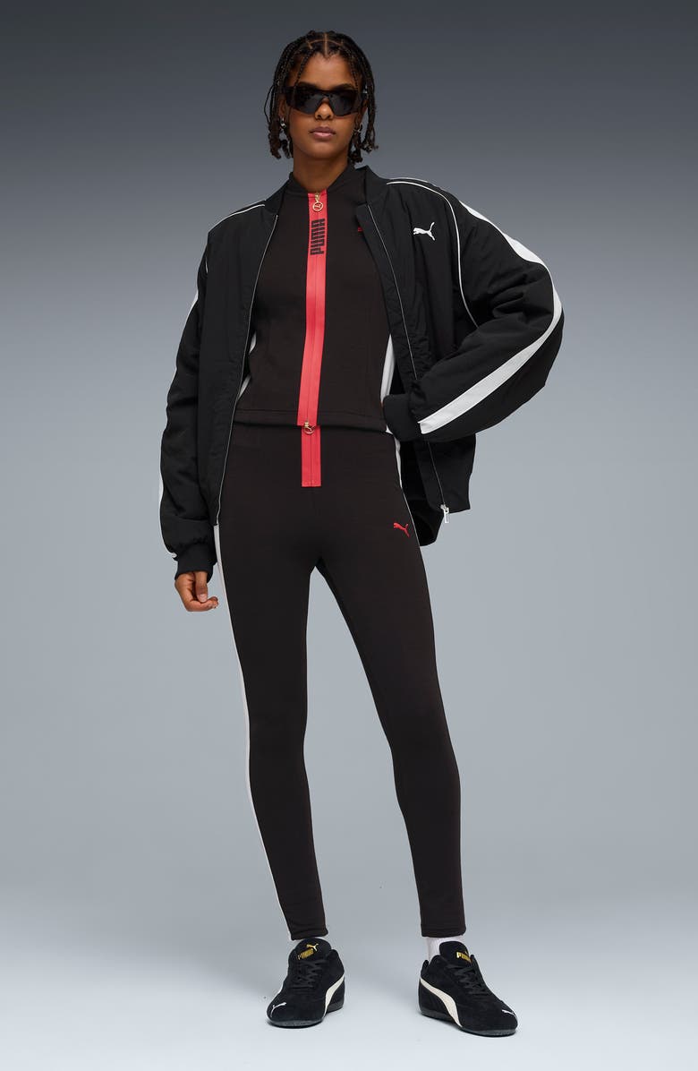 PUMA T7 Leggings, Alternate, color, Puma Black-Puma White