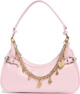 Madden Girl Textured Chain Faux Leather Shoulder Bag