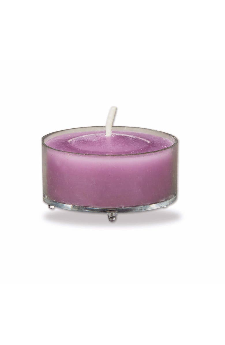 tag Color Studio Tealight Candles Set of Eight Lilac Paraffin, Alternate, color, Purple