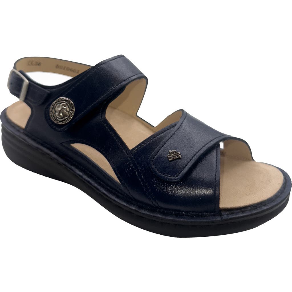 Finn Comfort Barbuda Sandal in Blue Sapphire  product