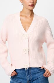 French Connection Bow Embellished Cardigan