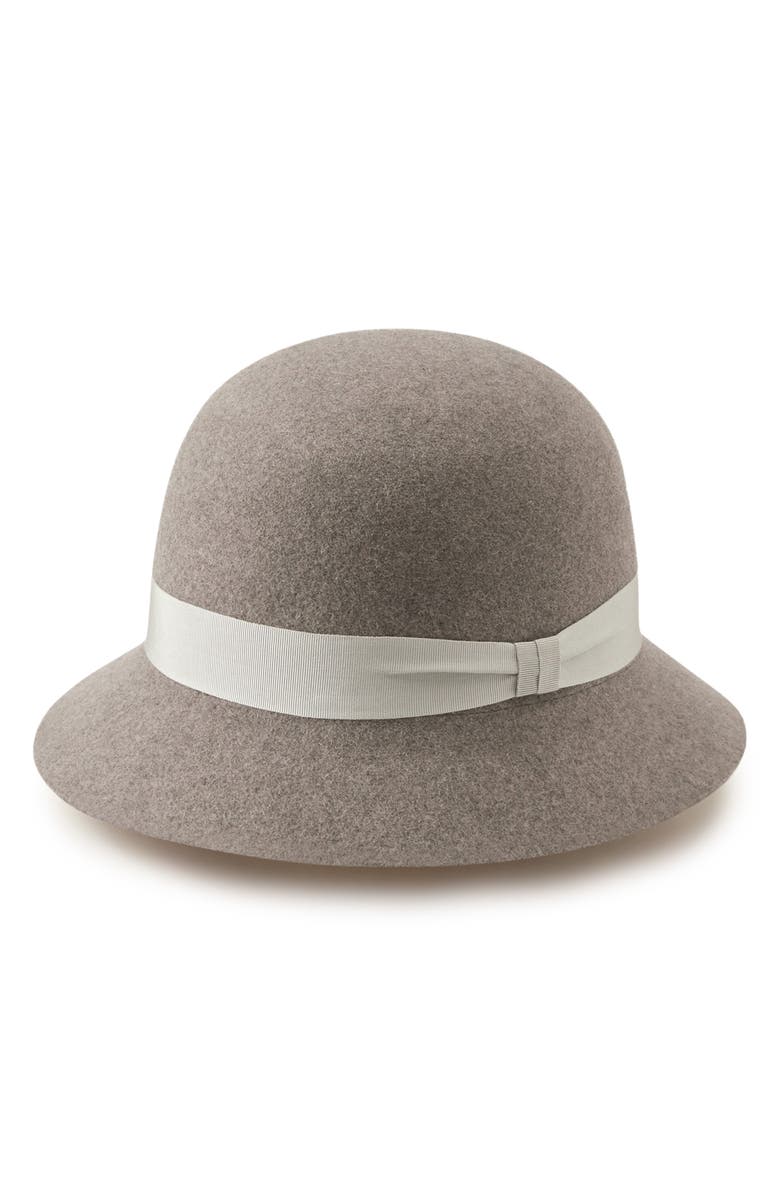 Helen Kaminski Etta Conscious Merino Wool Hat, Alternate, color, Grey Melan