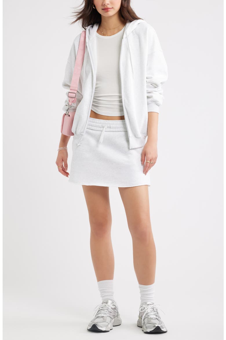 Bubble Zip Hoodie, Alternate, color, GREY FOG HEATHER