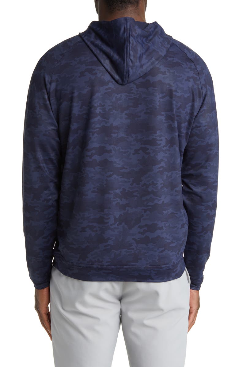 Peter Millar Pine Camo Performance Hoodie, Alternate, color,