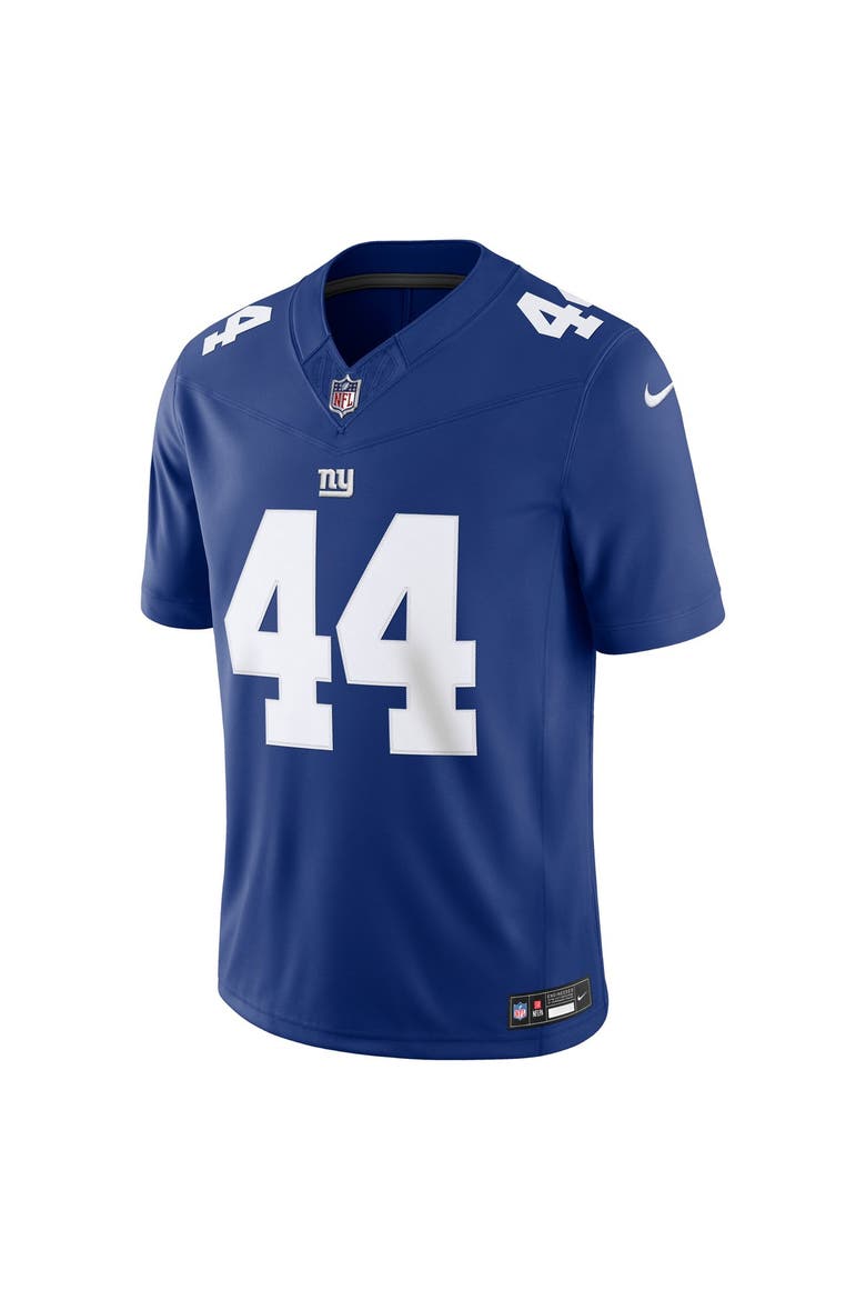 Men's Nike Cam Skattebo Royal New York Giants Team Vapor F.U.S.E. Stitched Limited Jersey, Alternate, color, Royal