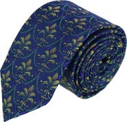 Trafalgar The French Quarter Fleur dis Lis Silk Novelty Necktie