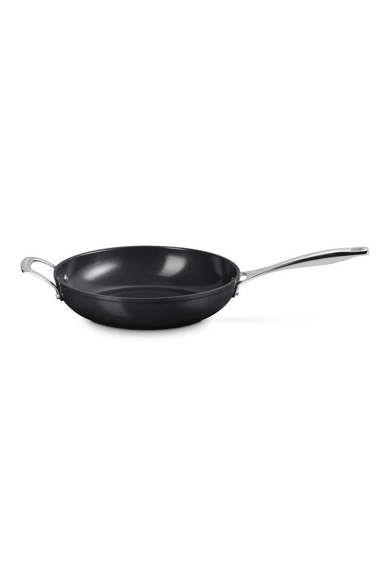 Essential Nonstick Ceramic 11-Inch Deep Fry Pan, Main, color, BLACK