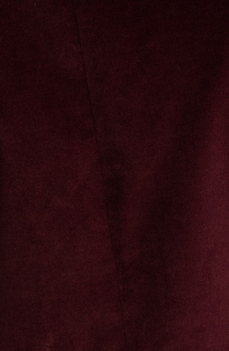FRAME Everyday Stretch Cotton Velveteen Blazer, Alternate, color, Wine
