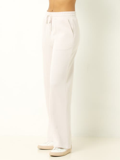 Single Stitch Ultra Soft Wide Leg Pant In White