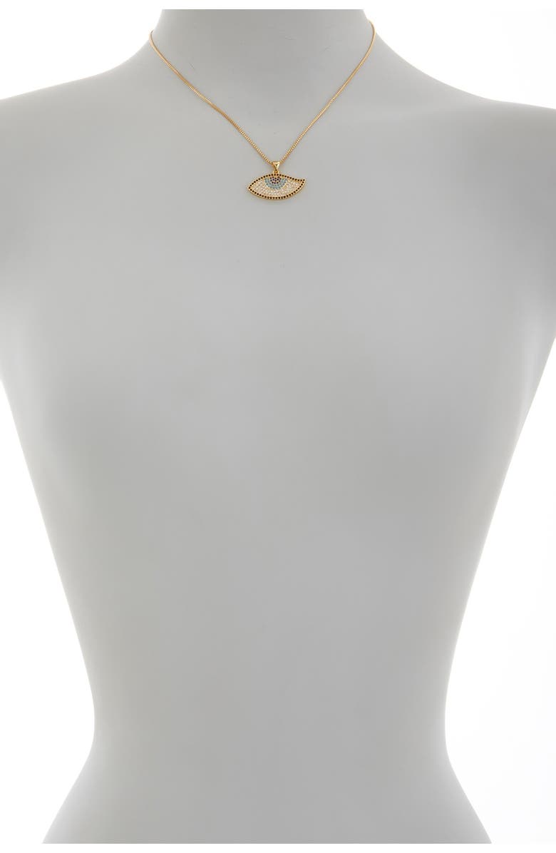 OLIVIA WELLES Deena Crystal Eye Necklace, Alternate, color,