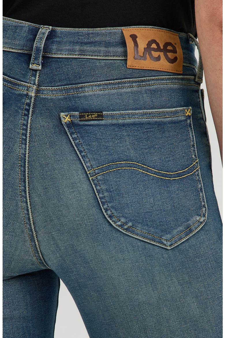 Ever Fit High Waist Flare Leg Jeans, Alternate, color, INDIGO TEA