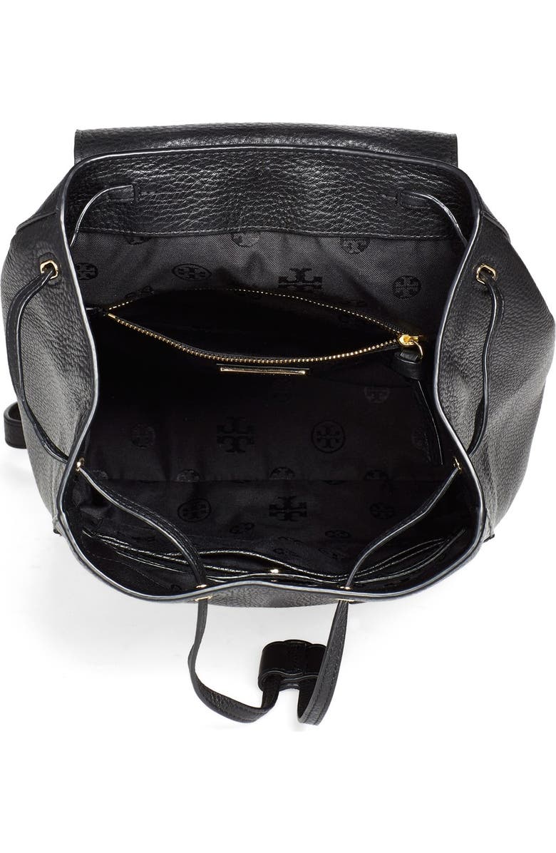 Tory Burch 'Bombe T' Leather Backpack, Alternate, color,