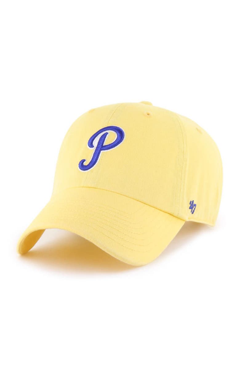 '47 Men's '47 Gold Pitt Panthers Vault Clean Up Adjustable Hat, Main, color, Gold