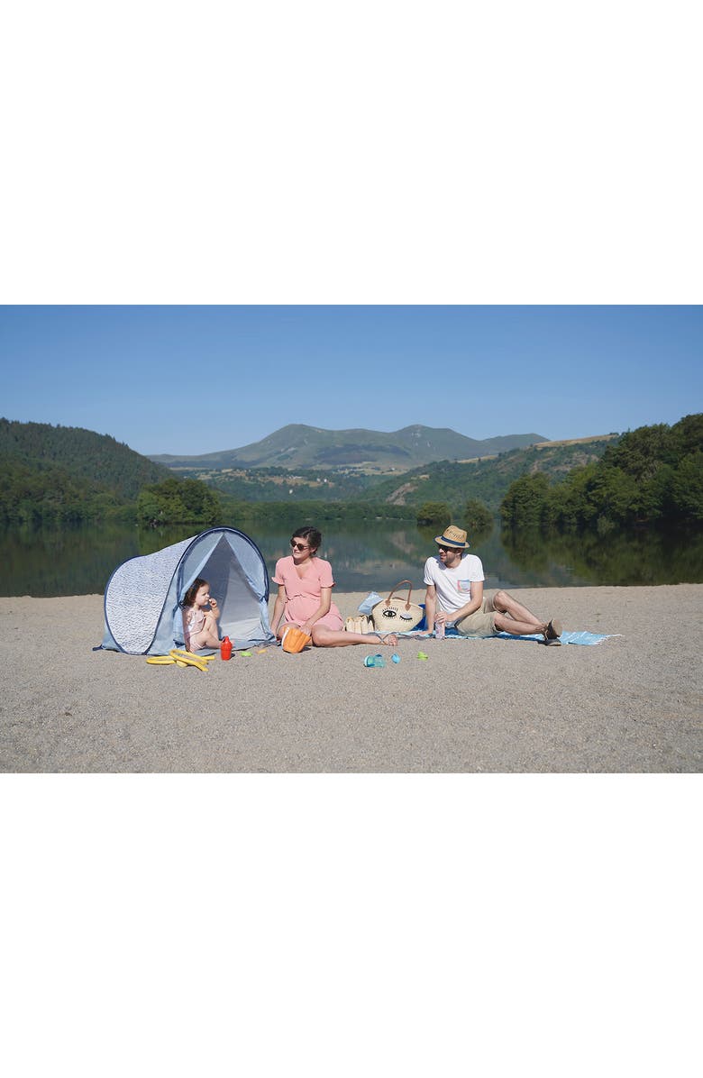 Babymoov Blue Waves Anti-UV Sun Tent, Alternate, color, Blue Waves