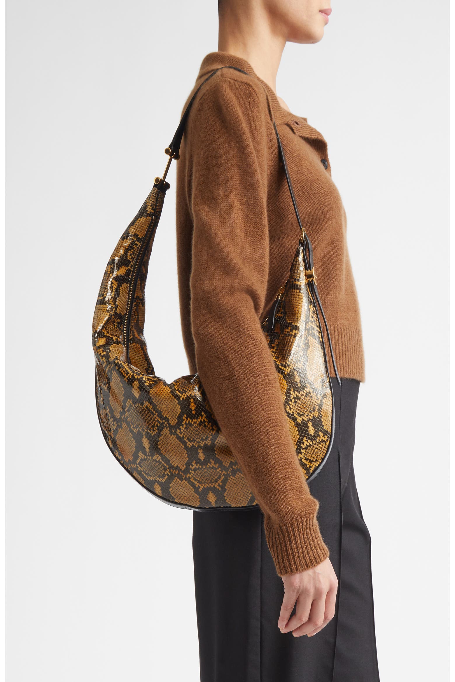 Python Print Off To Colour In Marni Small Dot Python Print Hobo Bag (Women) | Nordstrom