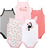 Hudson Baby Soft Cotton Sleeveless Infant Bodysuits