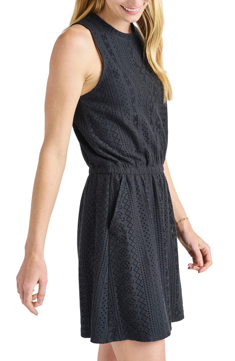 Splendid Paola Pointelle Fit & Flare Dress, Alternate, color, 