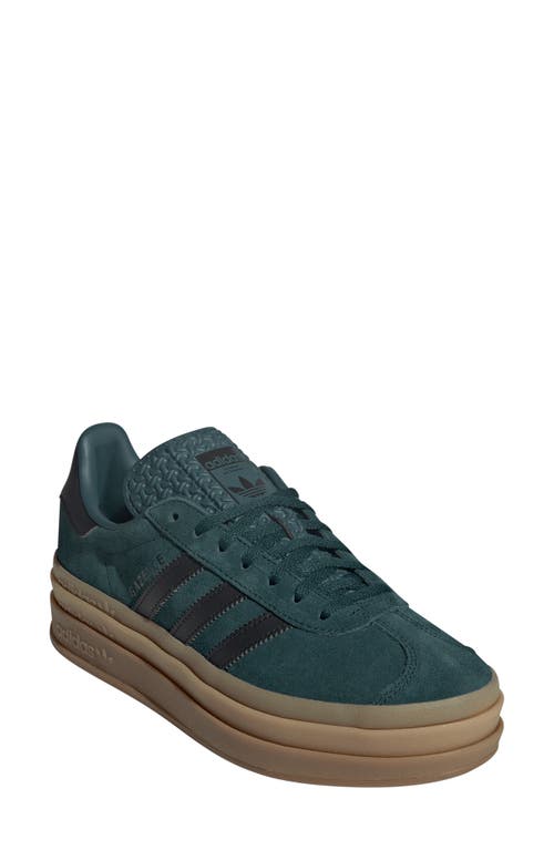Adidas Originals Adidas Gazelle Bold Platform Sneaker In Green