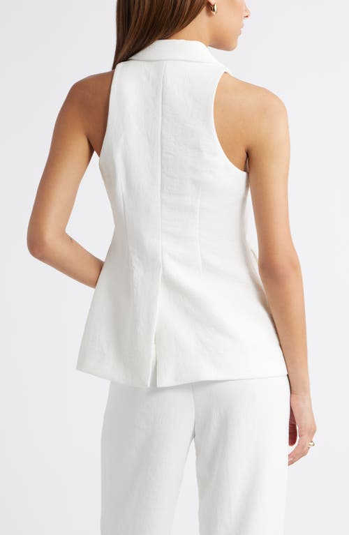 Open Edit Notched Lapel Vest