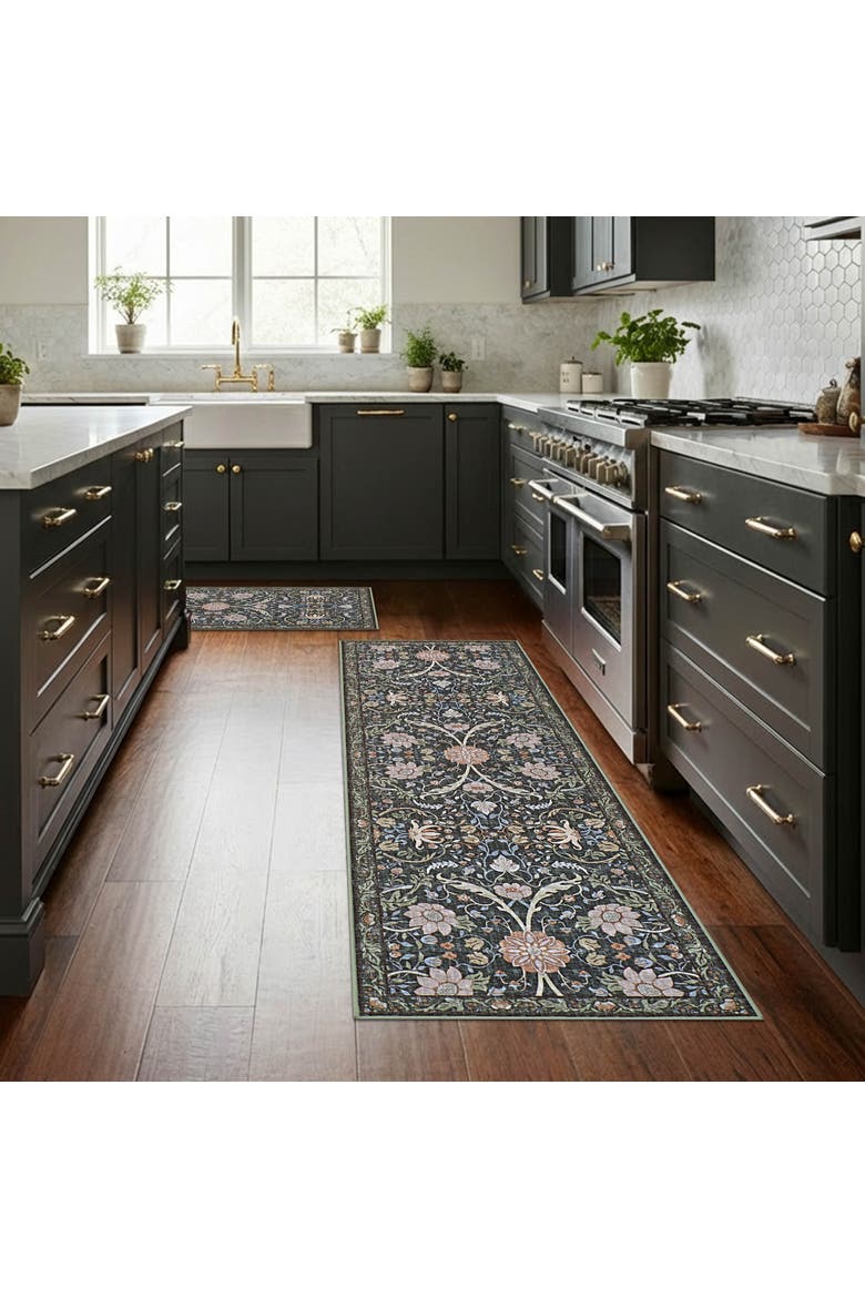 Washable Printed Chenille Rug, Alternate, color, Abrabella Multi