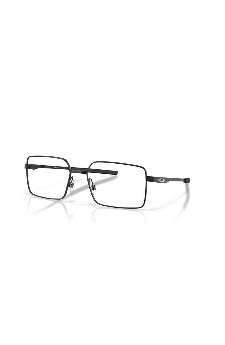 Oakley 54mm Rectangle optical glasses, Main, color, Black