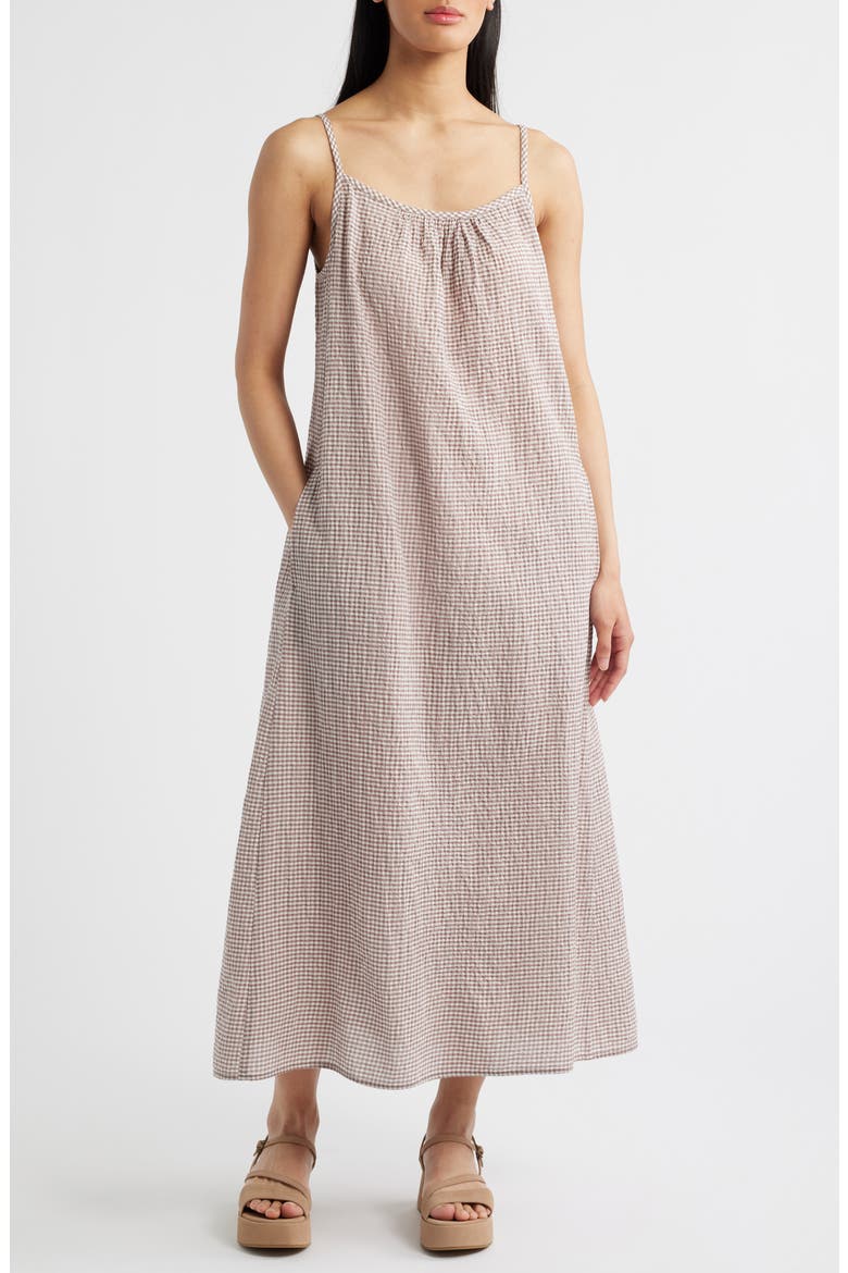 Cami Maxi Dress, Main, color, COCOA