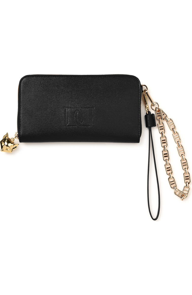 DESERI Paris Clutch, Main, color, Black With Strap