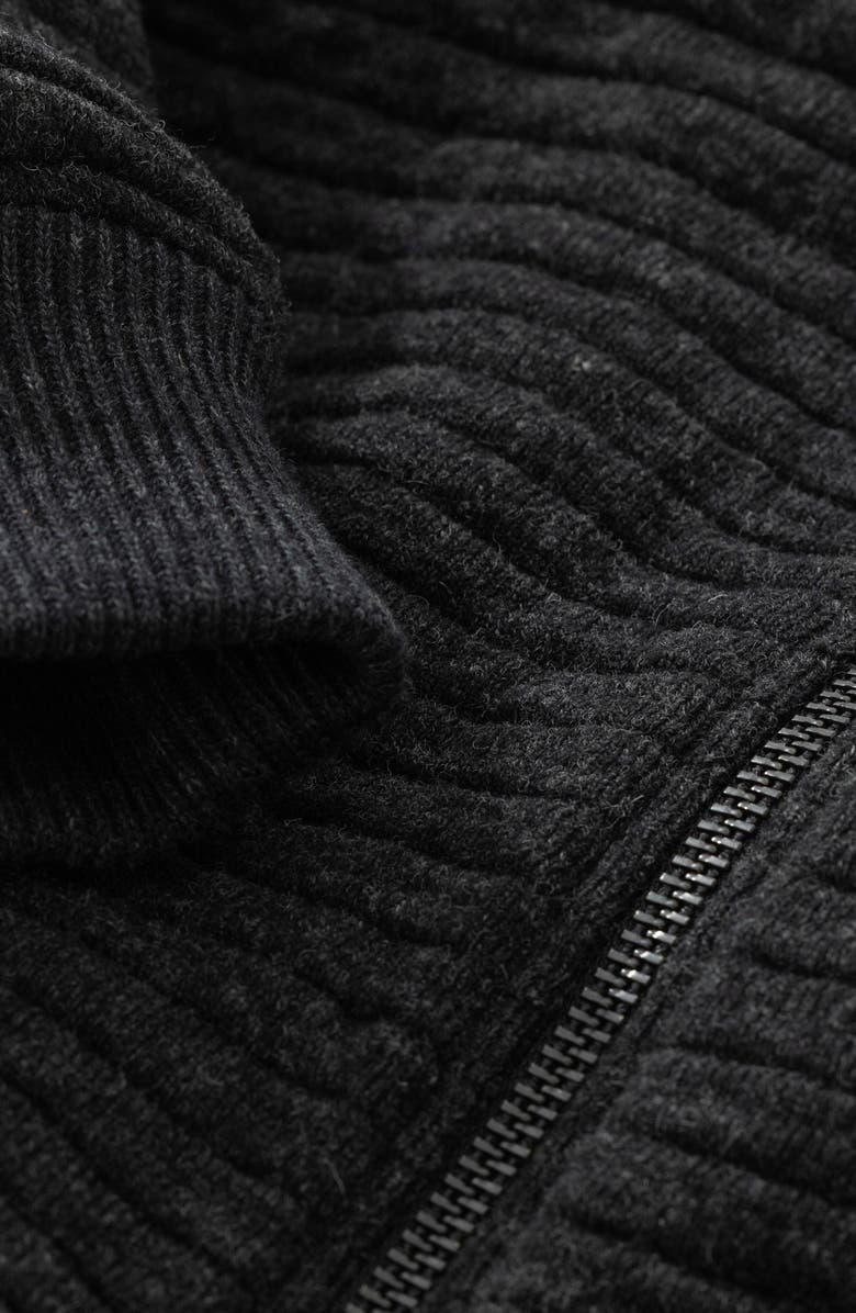 Rodd & Gunn Red Hill Water Resistant Recycled Textured Knit Bomber Jacket, Alternate, color, 