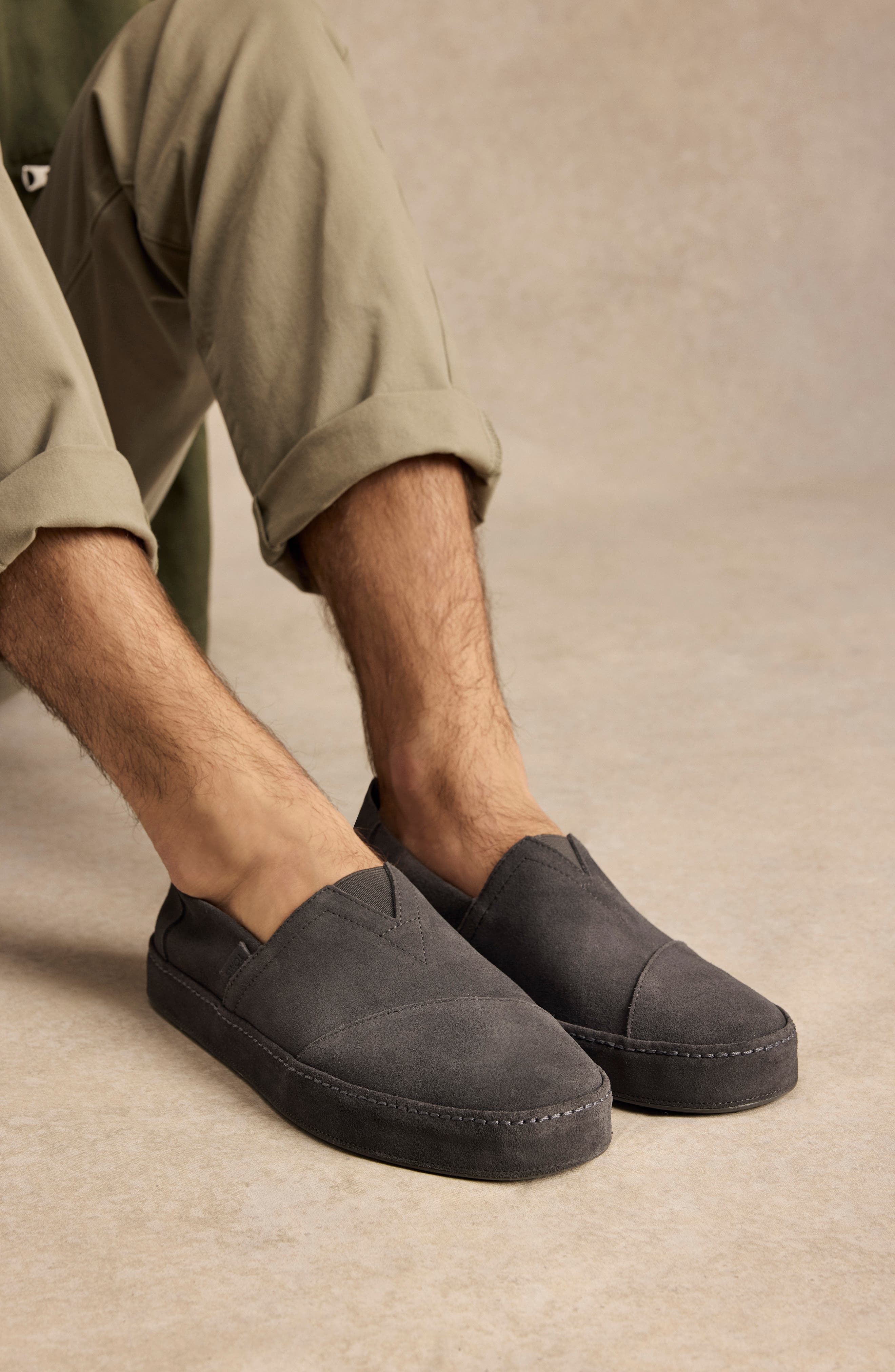 Alpargata Premium Slip On, Alternate, color, DARK GREY