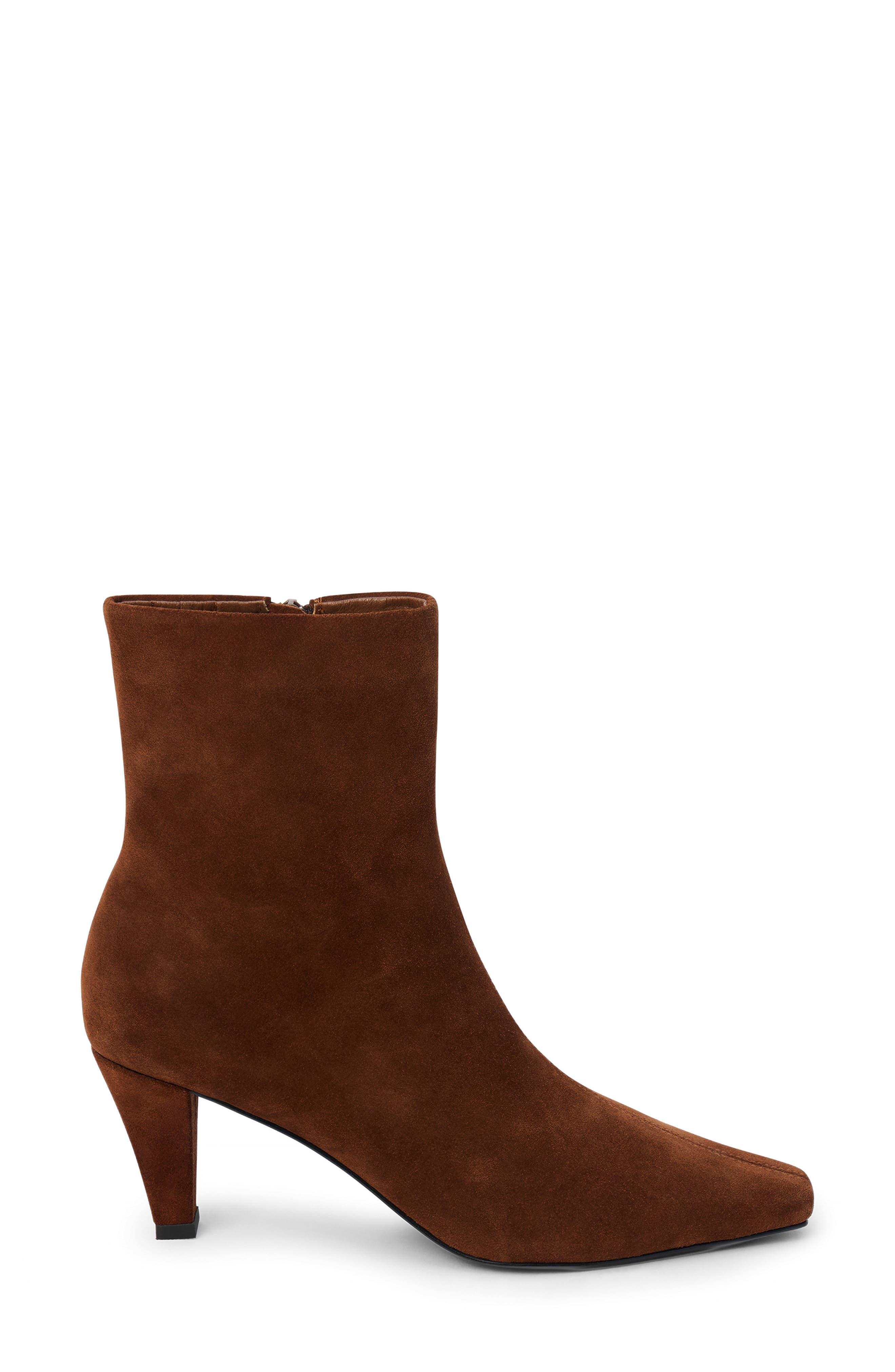 Franco Leather Bootie, Alternate, color, WALNUT