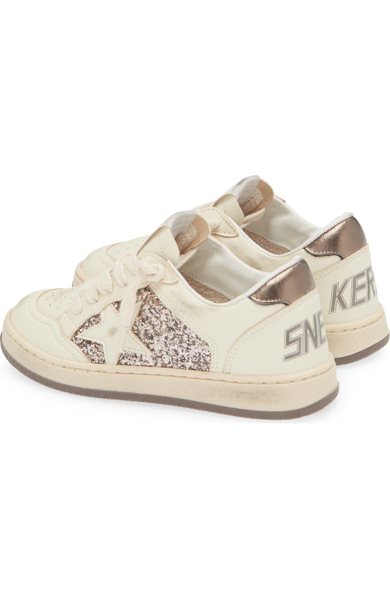 Golden Goose Kids' Ball Star Sneaker, Alternate, color, Taupe/ White