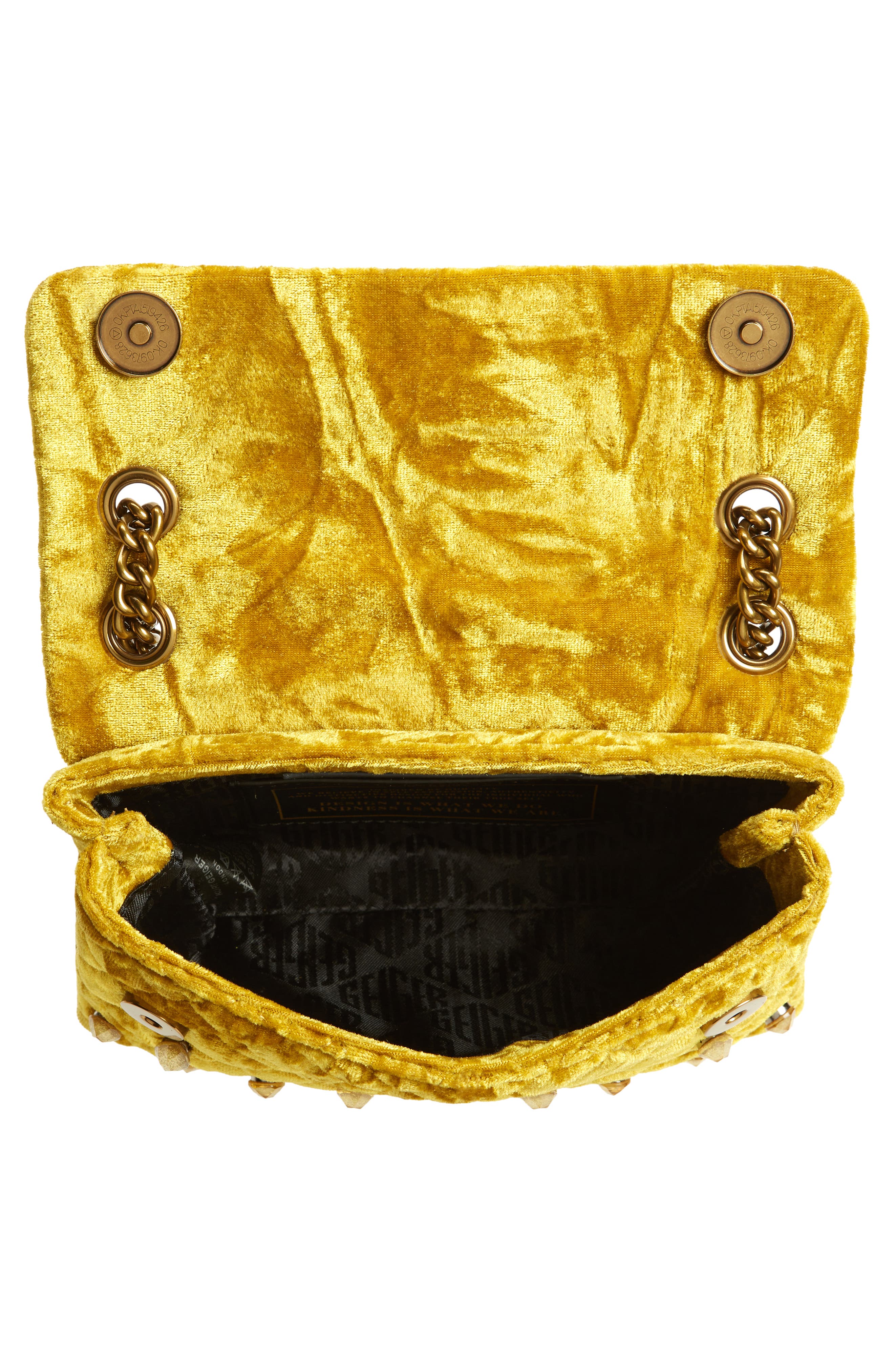 Kurt Geiger London Mini Brixton Velvet Shoulder Bag, Alternate, color, 