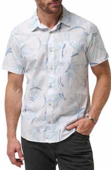 TravisMathew The Thick Of It Short Sleeve Button-Up Shirt