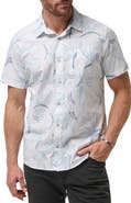 TravisMathew The Thick Of It Short Sleeve Button-Up Shirt