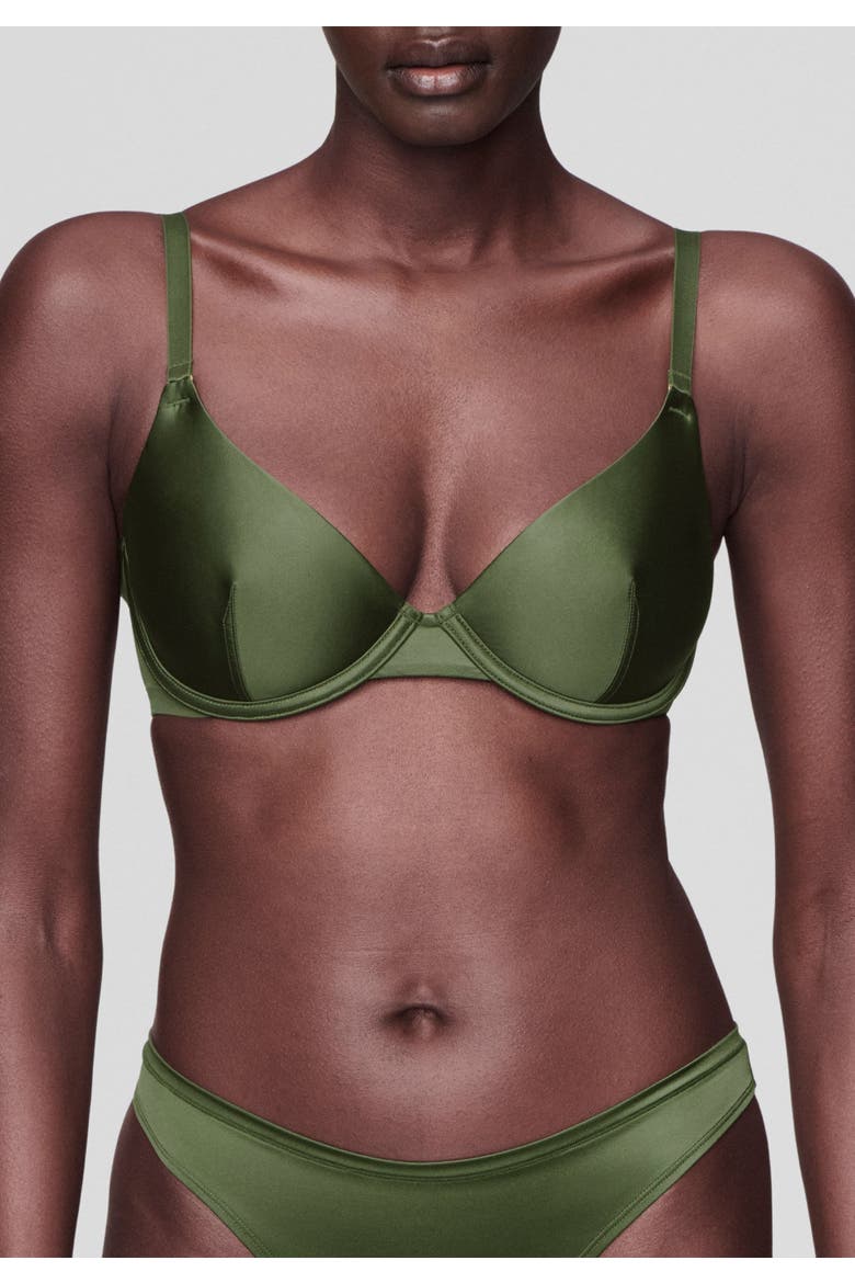 The Plunge Satin, Alternate, color, VINE SHINE