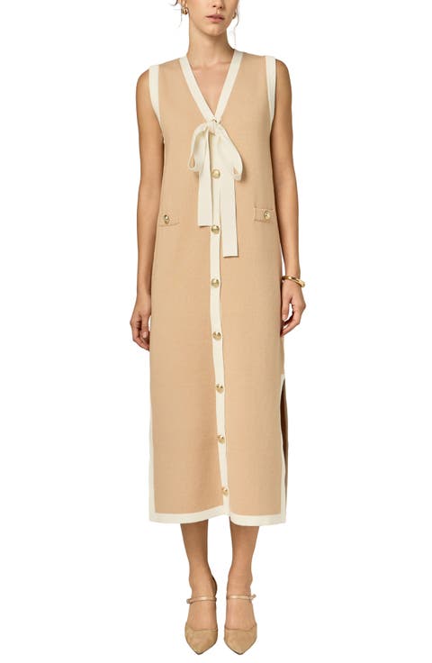 Sleeveless Sweater Dress