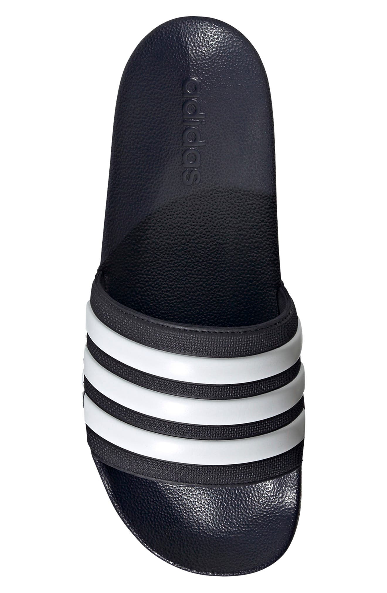 adidas Adilette Shower Slide Sandal, Alternate, color, Legend Ink/Ftwr White