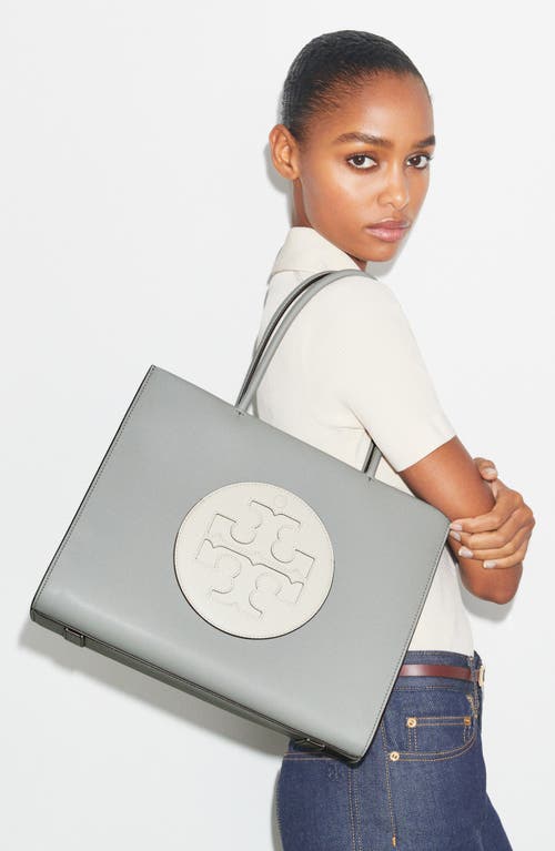 Tory Burch Small Ella Bio Colorblock Faux Leather Tote