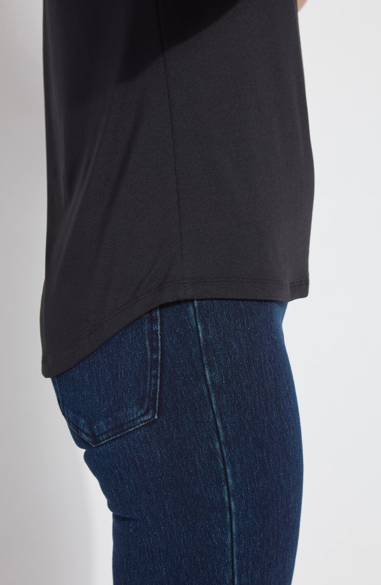 Lysse 'Lyssentials Cap Sleeve T-Shirt, Alternate, color, Black