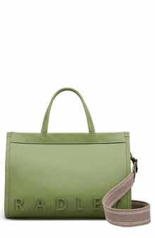 Alba Place Small Zip Top Leather Satchel