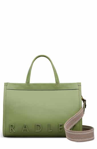 Alba Place Small Zip Top Leather Satchel